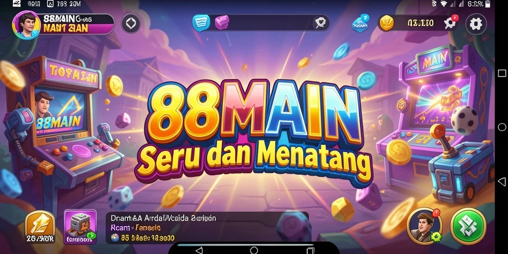 Tangkapan layar gameplay <strong>88MAIN</strong> menunjukkan momen seru dalam permainan Arcade.