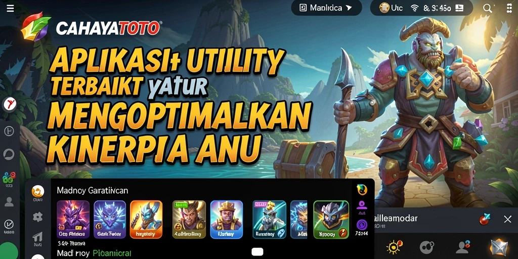 Tampilan antarmuka dan fitur utama CAHAYATOTO untuk optimalisasi.