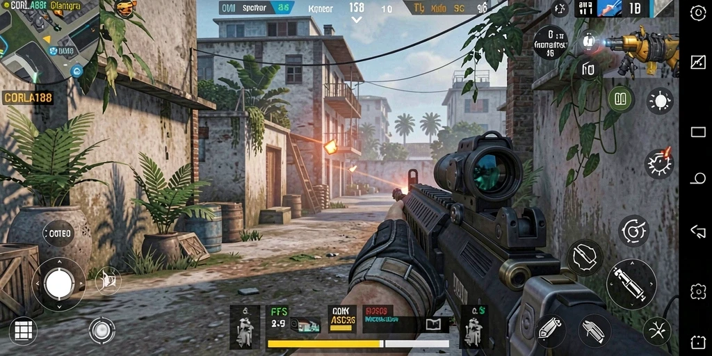 Gameplay seru di CORLA188 dengan aksi tembak-menembak yang intens.