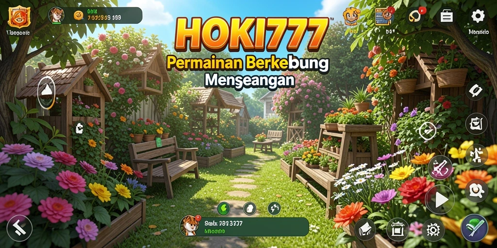 Gameplay berkebun di HOKI777 yang seru dan interaktif.