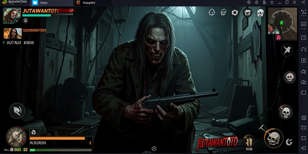 Gameplay mencekam JUTAWANTOTO yang penuh dengan ketegangan dan horor.