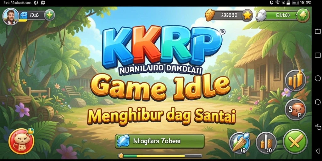 Tampilan gameplay <strong>KKRP</strong> yang menarik dan penuh warna.