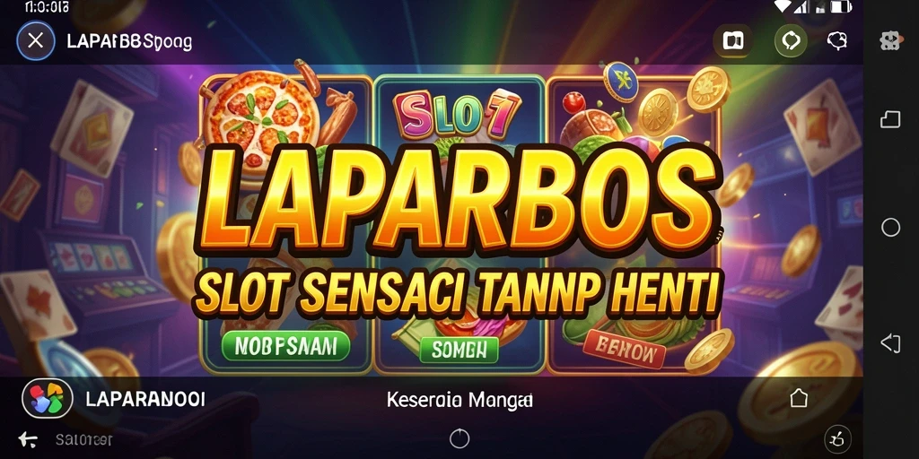Screenshot gameplay LAPARBOS yang menampilkan keseruan permainan Slot.