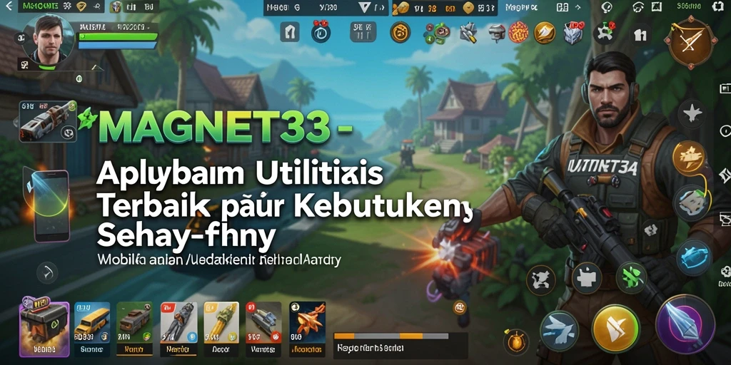 Tampilan utama MAGNET33 dengan fitur utilitas yang lengkap.