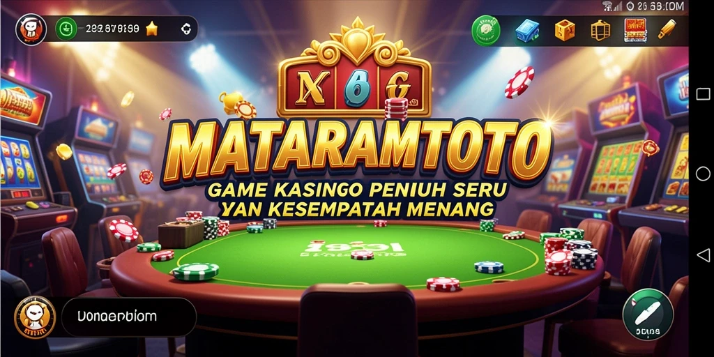 Tampilan gameplay seru di dalam game Kasino MATARAMTOTO.