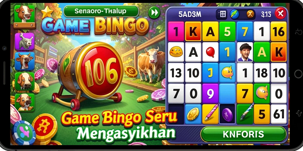 Gameplay seru N06 dengan grafik Bingo yang memukau.