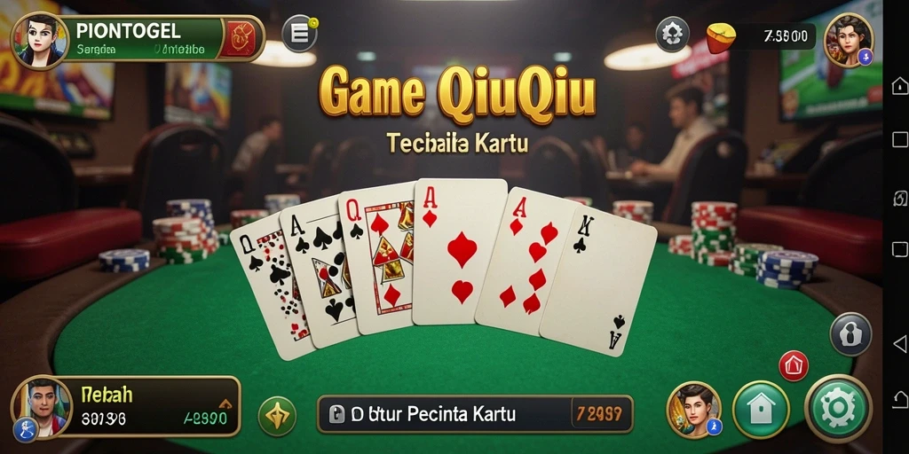 Tampilan gameplay QiuQiu yang seru dalam PIONTOGEL.
