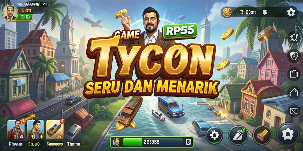 Tampilan gameplay RP55 yang menawan dan interaktif.