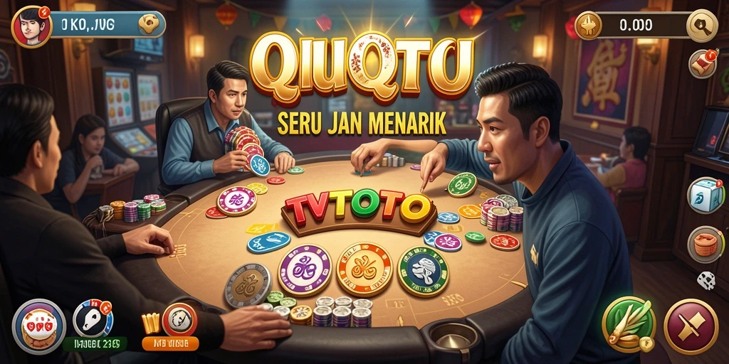 Tampilan gameplay QiuQiu yang seru di TVTOTO.