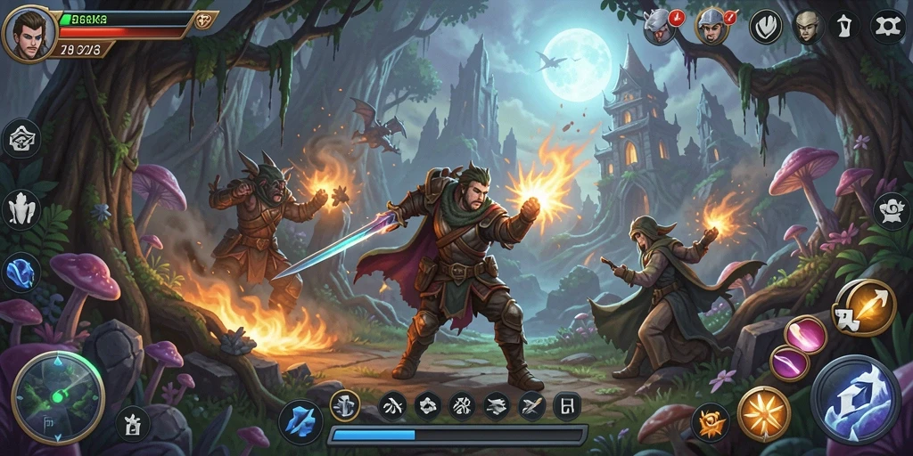 Gameplay seru di dunia penuh petualangan ZK3.