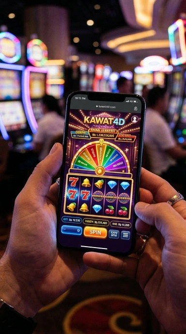 Screenshot aplikasi 'kawat4d' dengan tampilan antarmuka yang bersih.